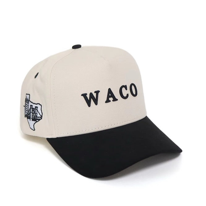 WACO - Black Suede Brim Cap