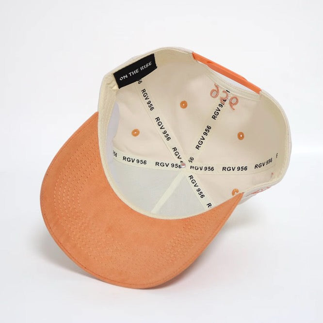 The Valley - Orange Suede Brim Cap