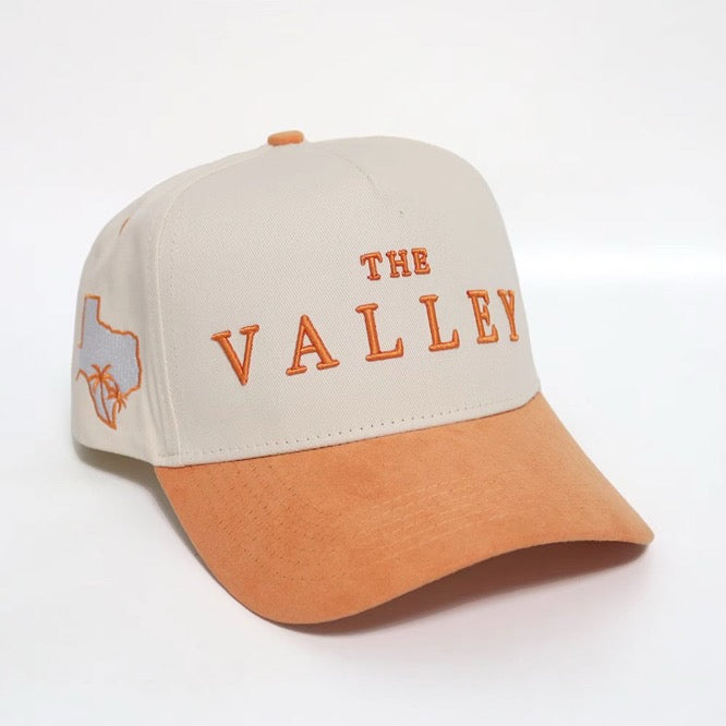 The Valley - Orange Suede Brim Cap