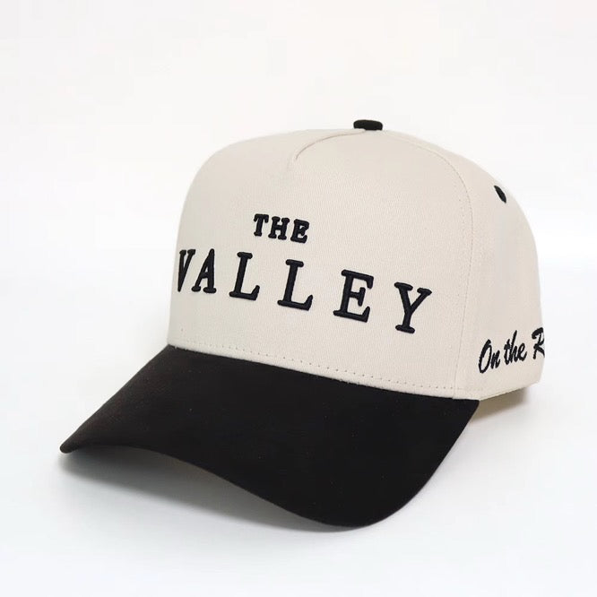 The Valley - Black Suede Brim Cap
