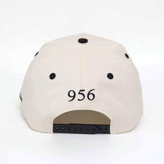 The Valley - Black Suede Brim Cap