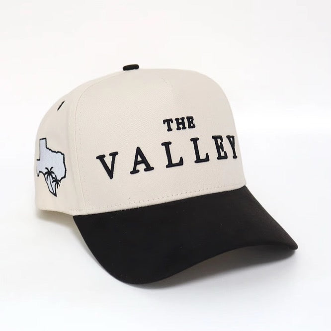 The Valley - Black Suede Brim Cap