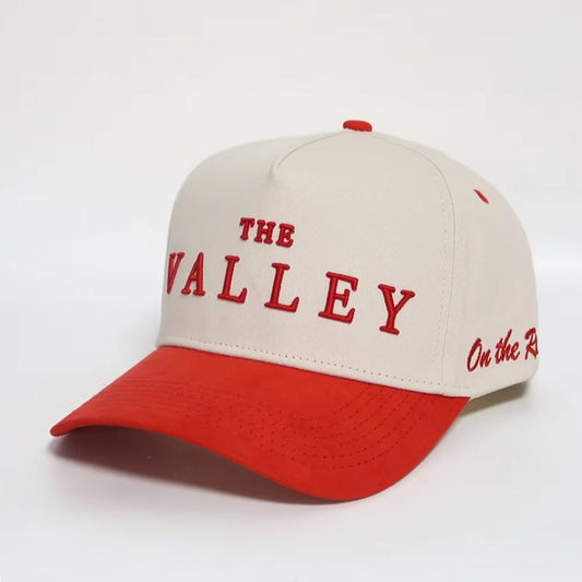 The Valley - Red Suede Brim Cap