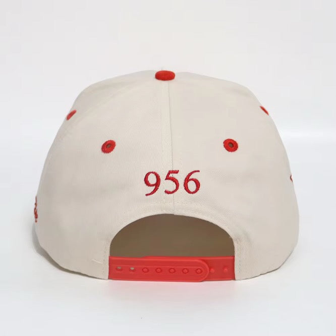 The Valley - Red Suede Brim Cap