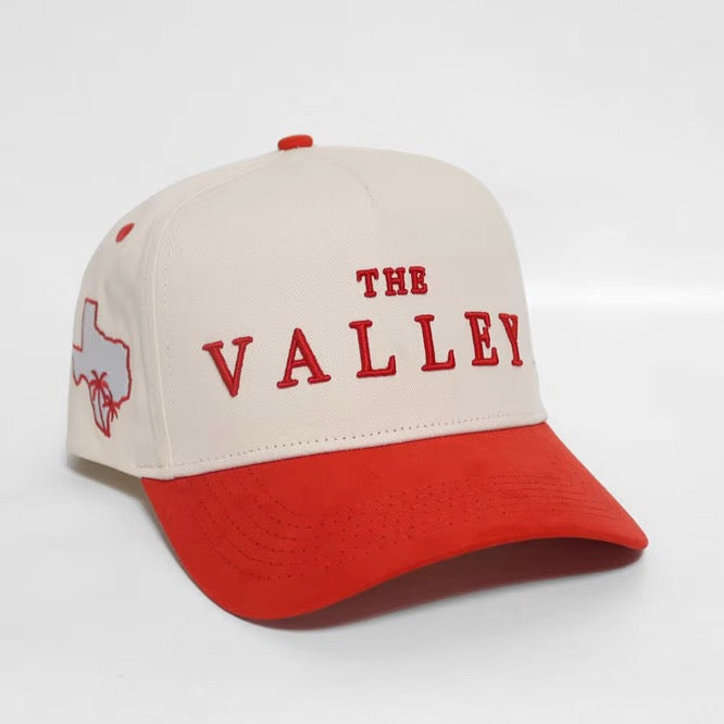 The Valley - Red Suede Brim Cap
