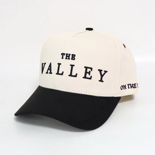 The Valley - Black Suede Brim Cap